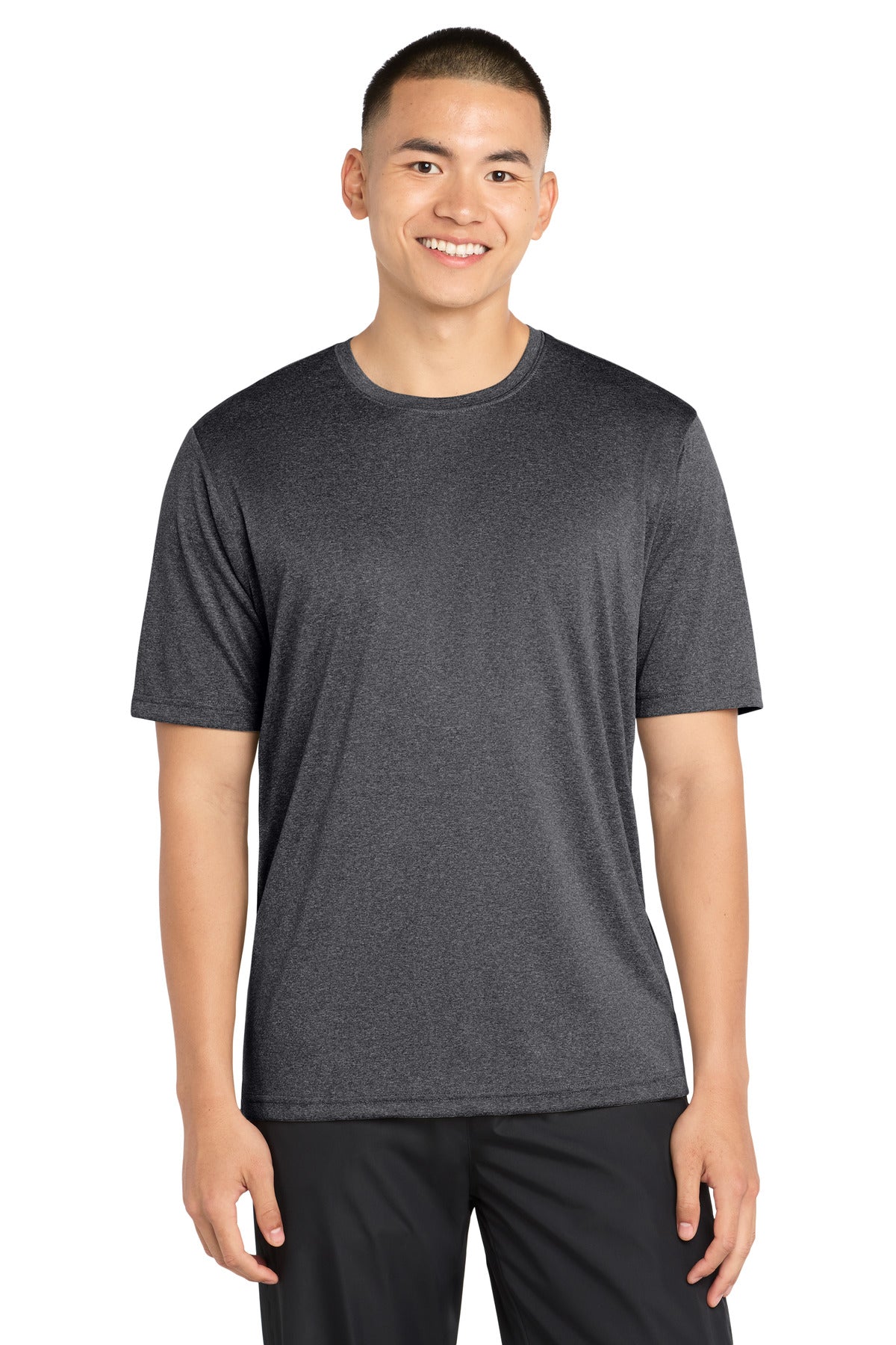 Sport-Tek Heather Contender Tee. ST360 - Graphite Heather
