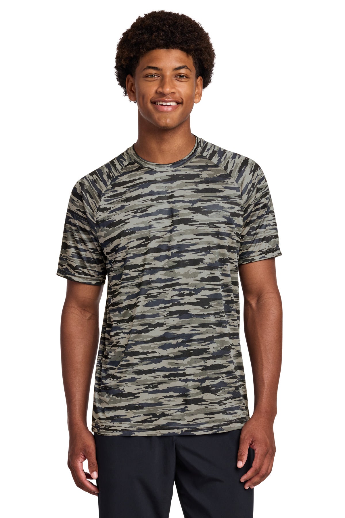 Sport-Tek Drift Camo Tee ST375 - True Navy