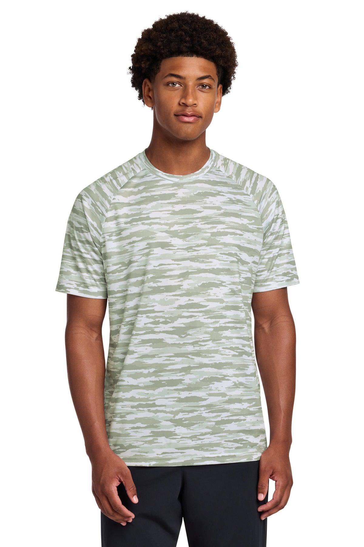 Sport-Tek Drift Camo Tee ST375 - White
