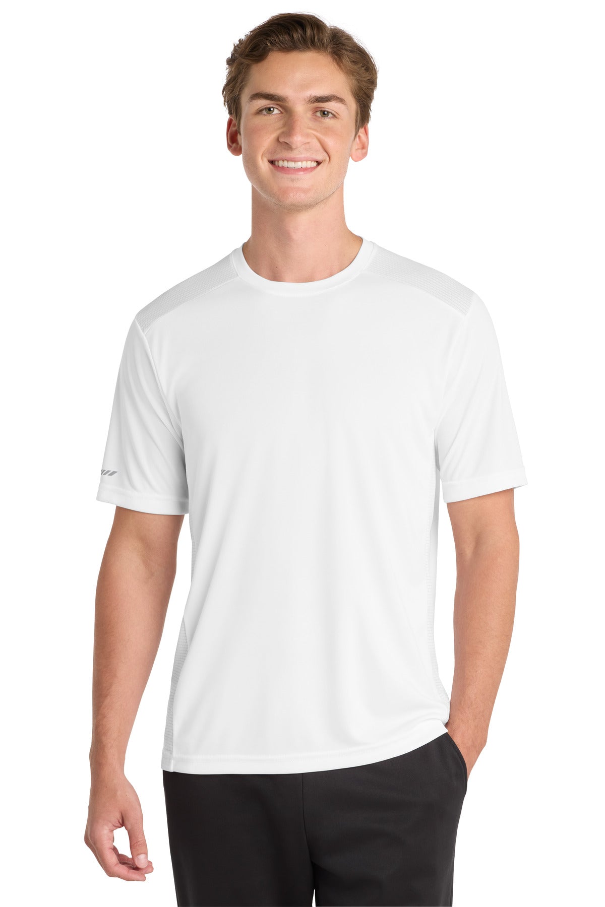 Sport-Tek PosiCharge Elevate Tee. ST380 - White