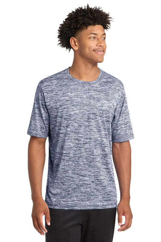 Sport-Tek PosiCharge Electric Heather Tee. ST390 - True Navy Electric