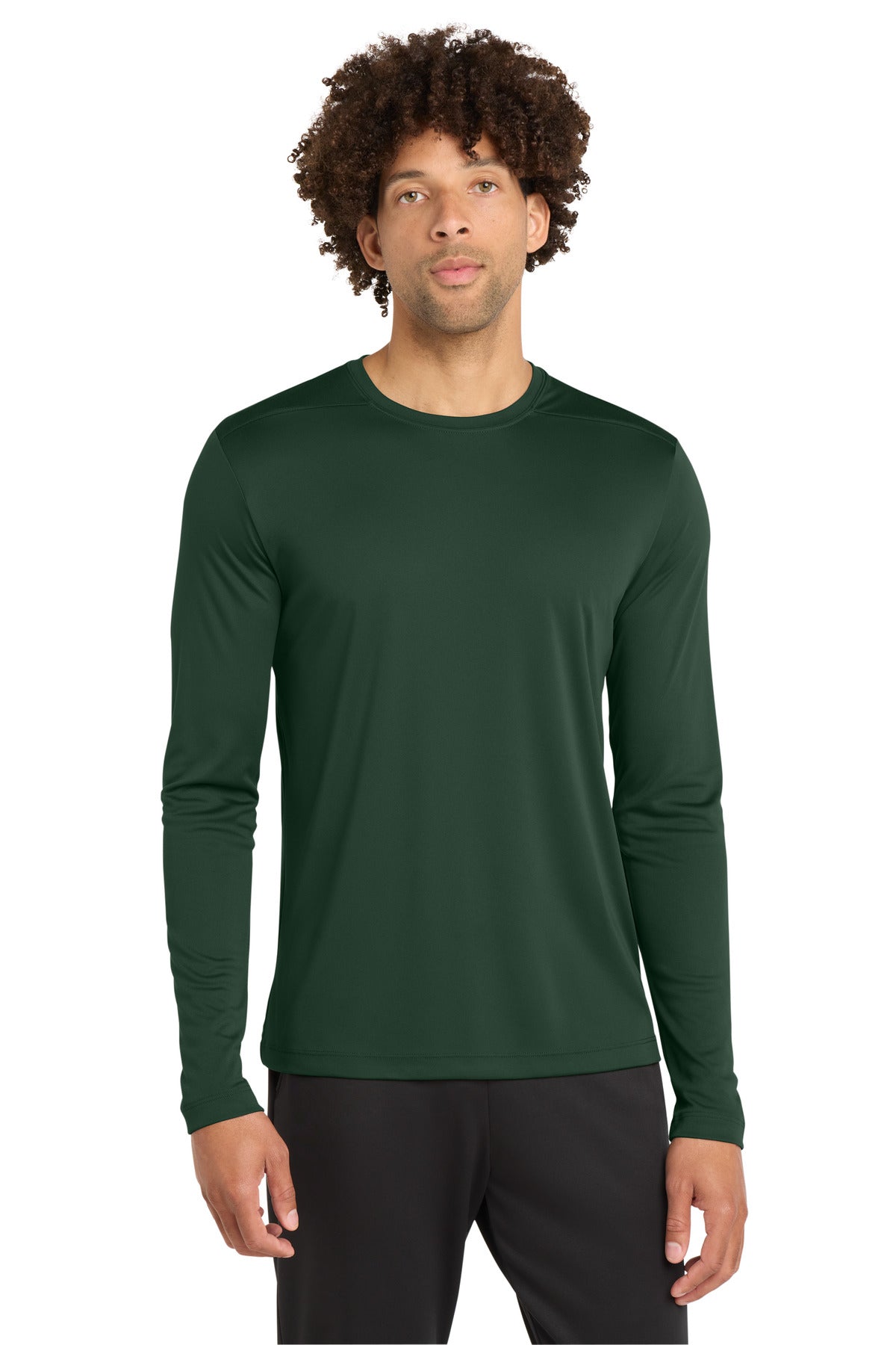Sport-Tek  Posi-UV Pro Long Sleeve Tee. ST420LS - Forest Green
