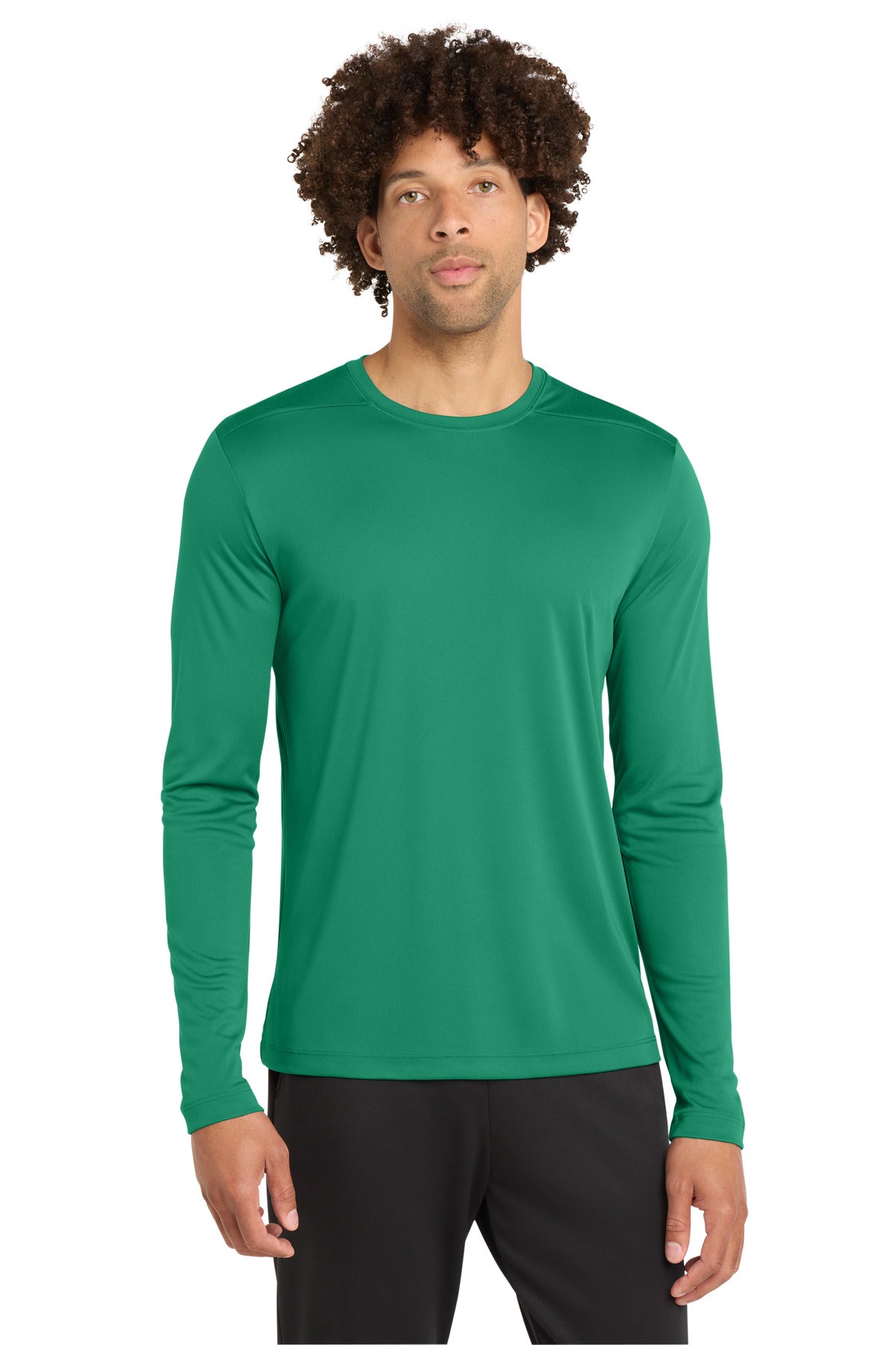 Sport-Tek  Posi-UV Pro Long Sleeve Tee. ST420LS - Kelly Green