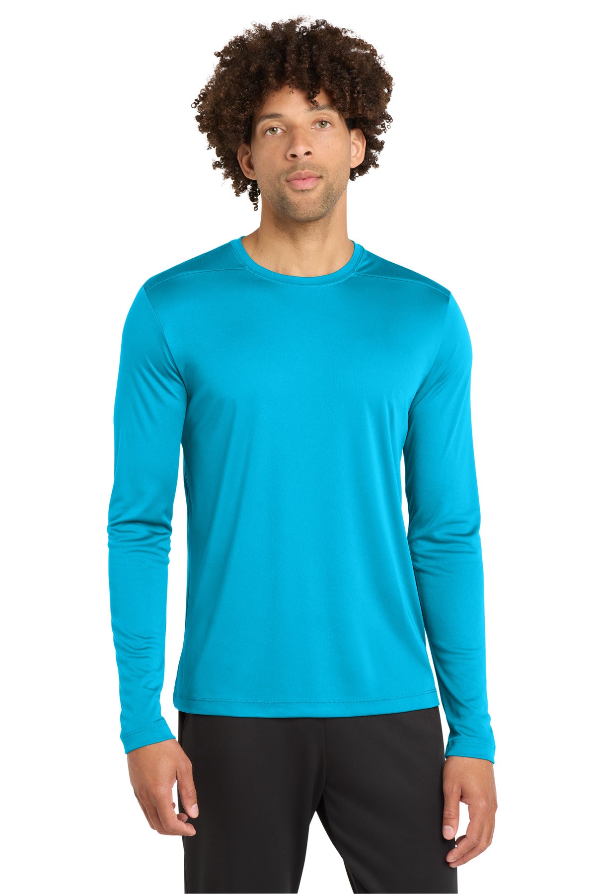 Sport-Tek  Posi-UV Pro Long Sleeve Tee. ST420LS - Sapphire