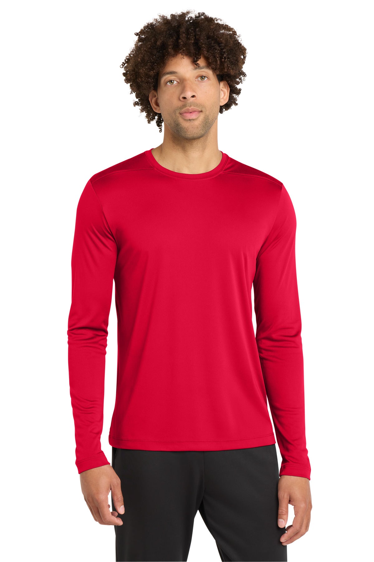 Sport-Tek  Posi-UV Pro Long Sleeve Tee. ST420LS - True Red