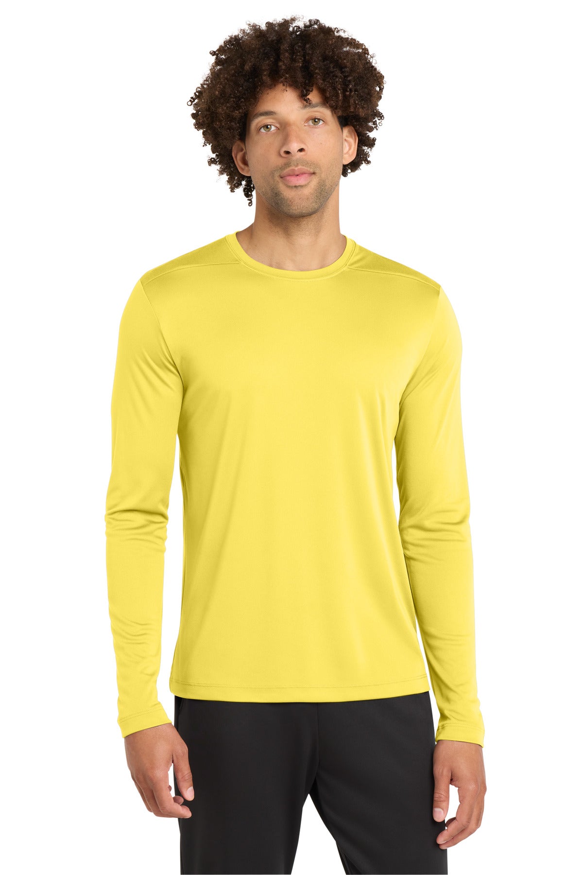 Sport-Tek  Posi-UV Pro Long Sleeve Tee. ST420LS - Yellow
