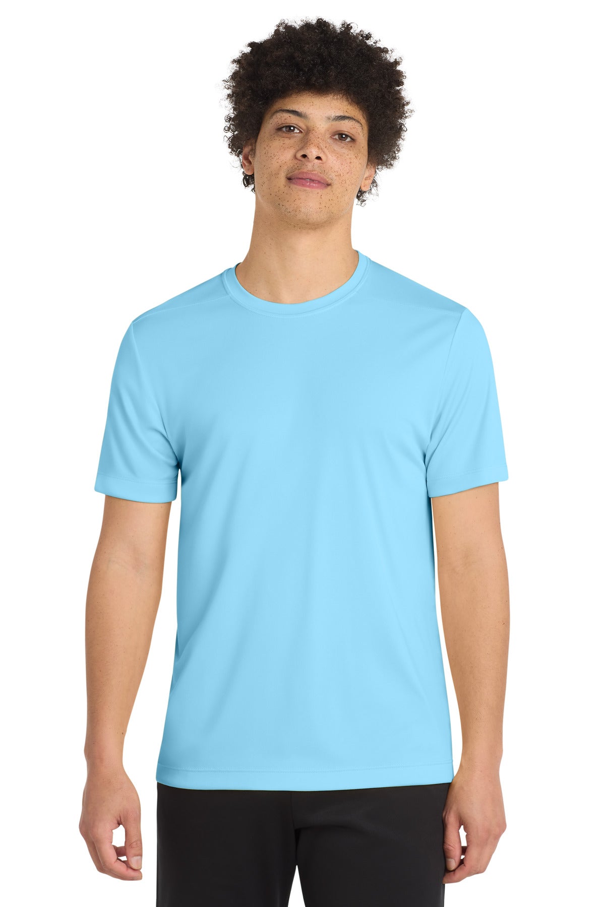 Sport-Tek  Posi-UV Pro Tee. ST420 - Light Blue