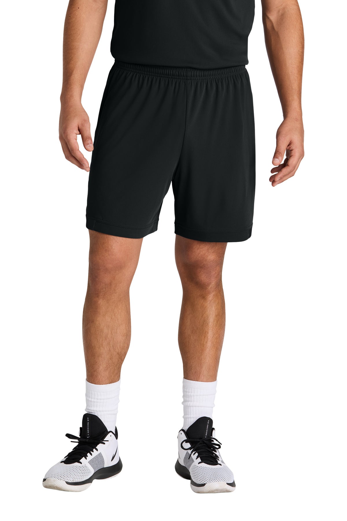 Sport-Tek Club 7  Short ST442 - Black/ Black