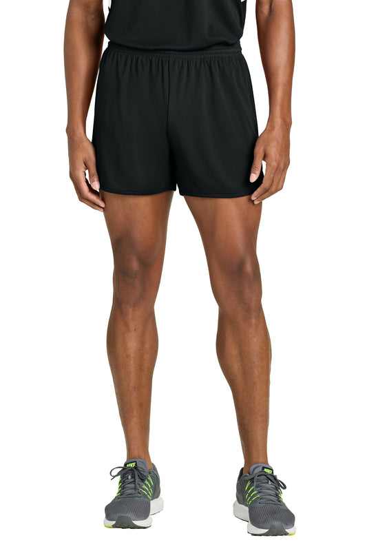 Sport-Tek Club 4  Track Short ST447 - Black