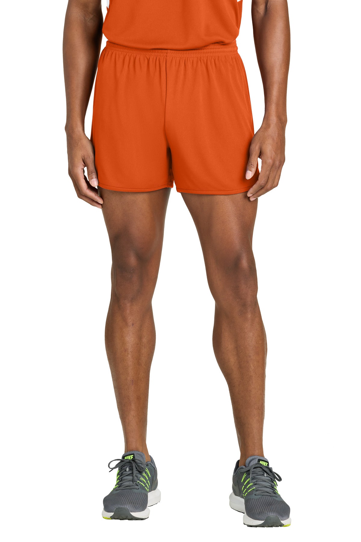 Sport-Tek Club 4  Track Short ST447 - Deep Orange