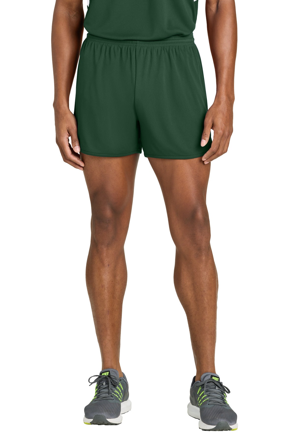Sport-Tek Club 4  Track Short ST447 - Forest Green