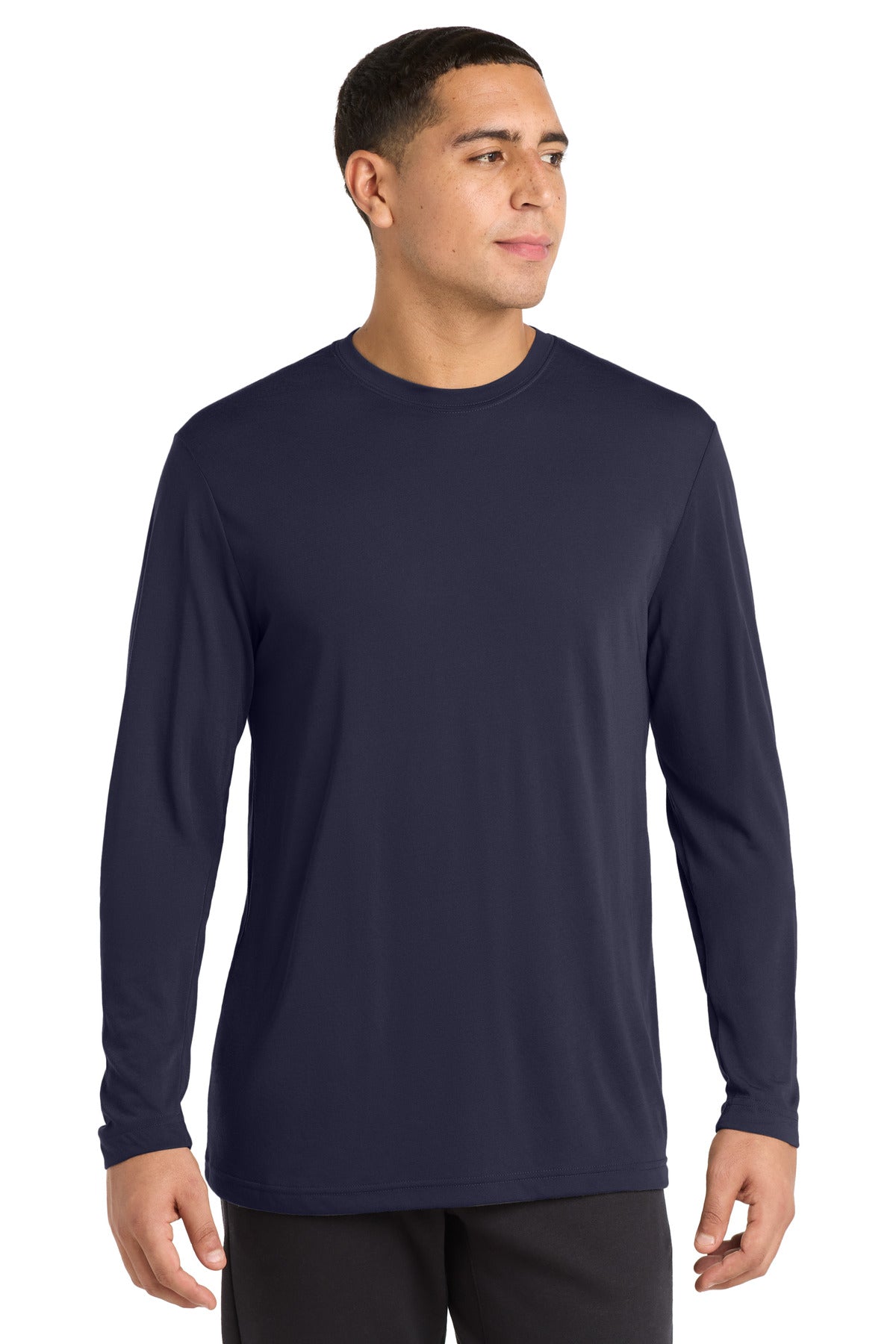 Sport-Tek Long Sleeve PosiCharge Competitor Cotton Touch Tee. ST450LS - True Navy