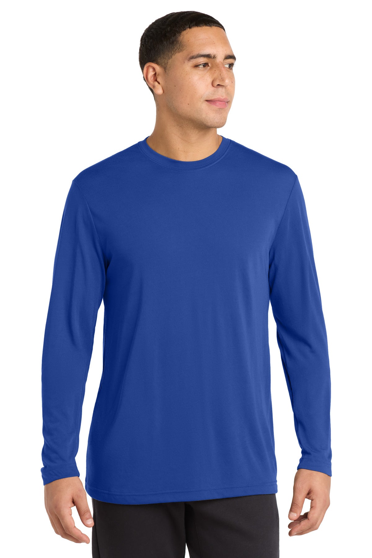 Sport-Tek Long Sleeve PosiCharge Competitor Cotton Touch Tee. ST450LS - True Royal