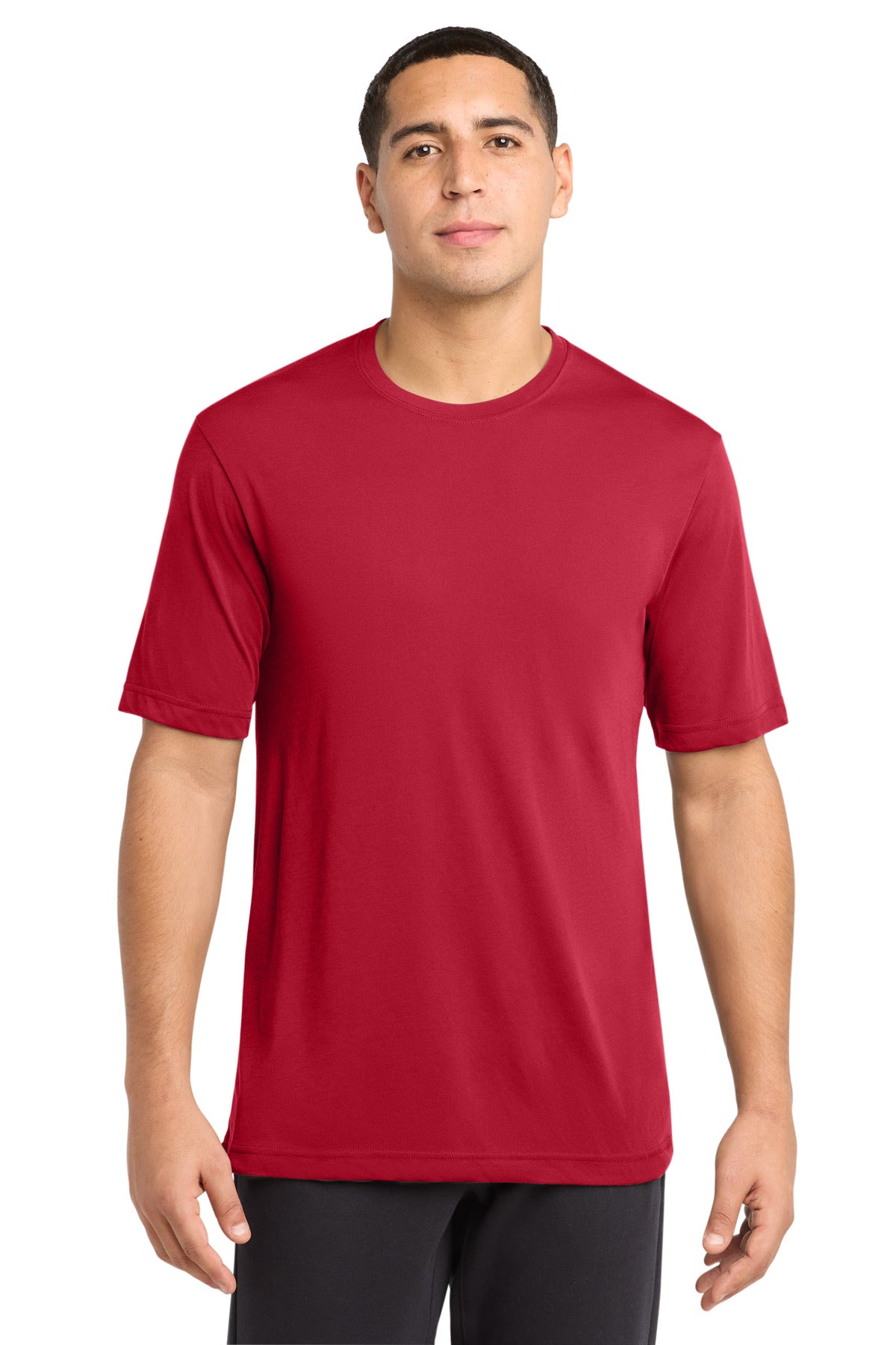 Sport-Tek PosiCharge Competitor Cotton Touch Tee. ST450 - Deep Red