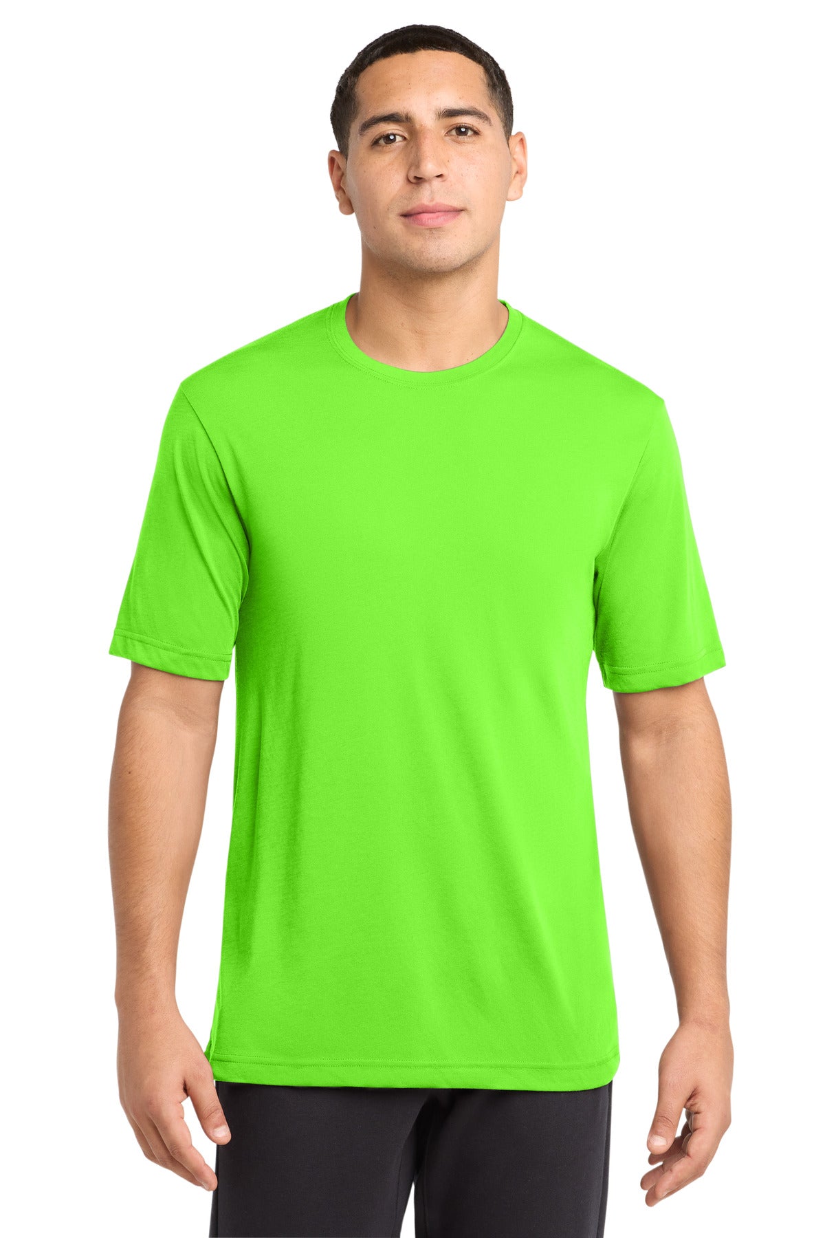 Sport-Tek PosiCharge Competitor Cotton Touch Tee. ST450 - Neon Green