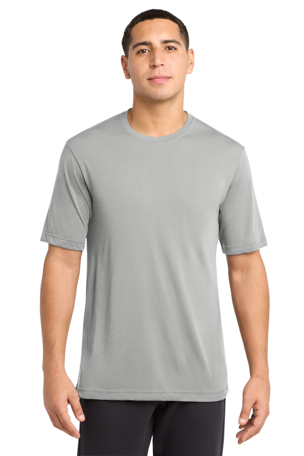 Sport-Tek PosiCharge Competitor Cotton Touch Tee. ST450 - Silver