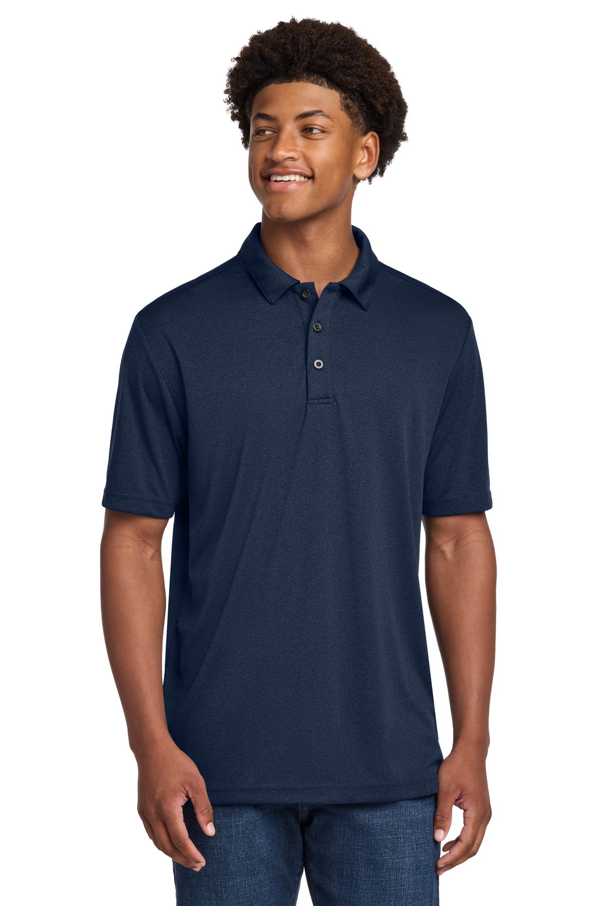 Sport-Tek  Endeavor Polo. ST467 - Dark Royal Heather