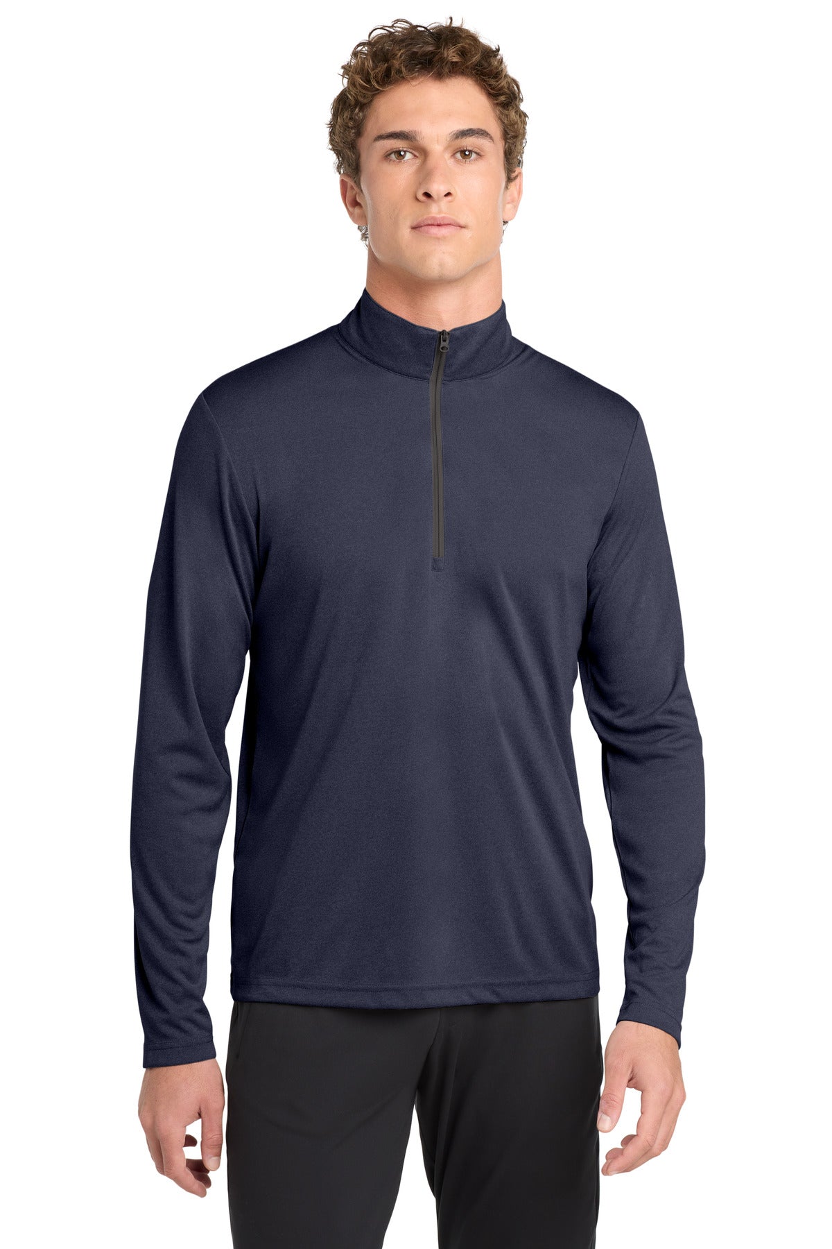 Sport-Tek  Endeavor 1/2-Zip Pullover. ST469 - Deep Navy Heather