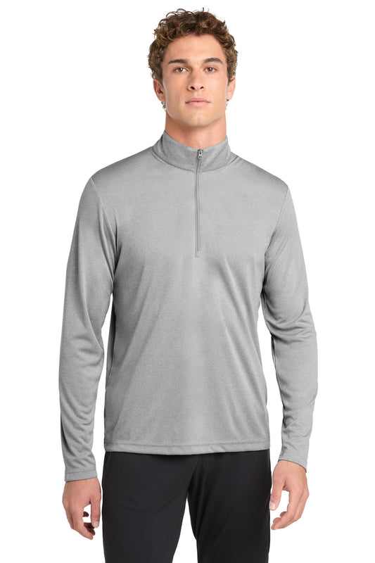 Sport-Tek  Endeavor 1/2-Zip Pullover. ST469 - Light Grey Heather