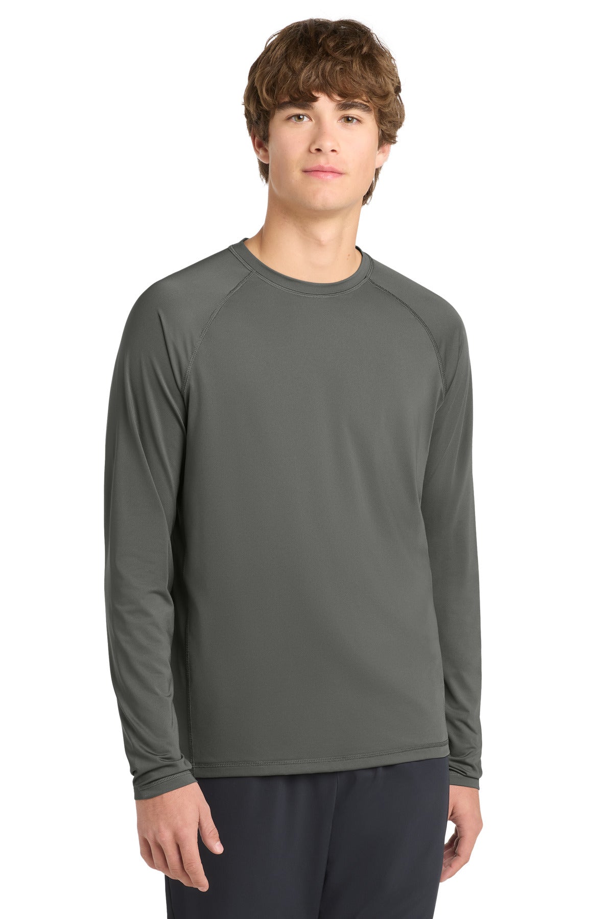 Sport-Tek  Long Sleeve Rashguard Tee. ST470LS - Dark Smoke Grey