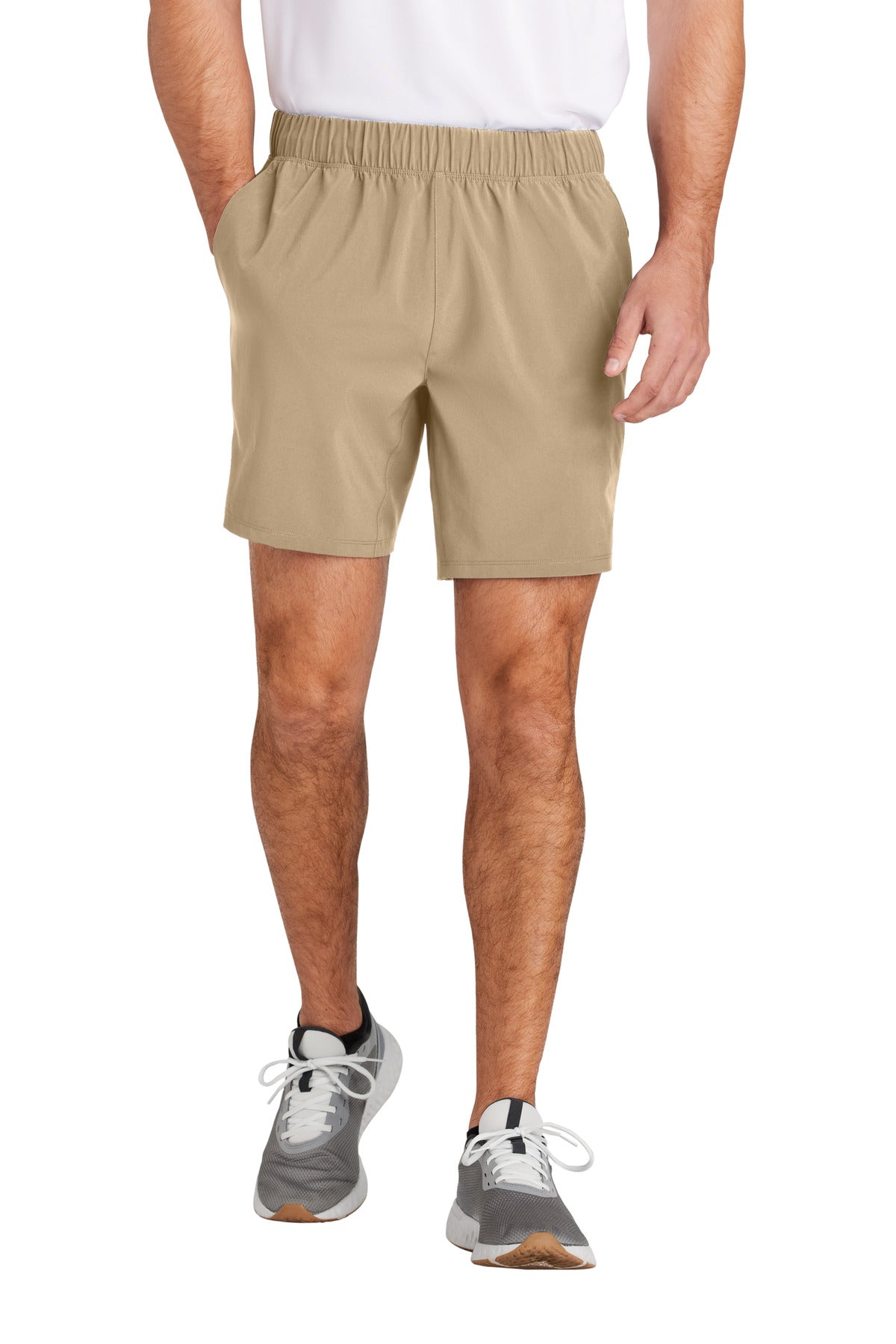 Sport-Tek Repeat 7  Short ST485 - Sport Khaki