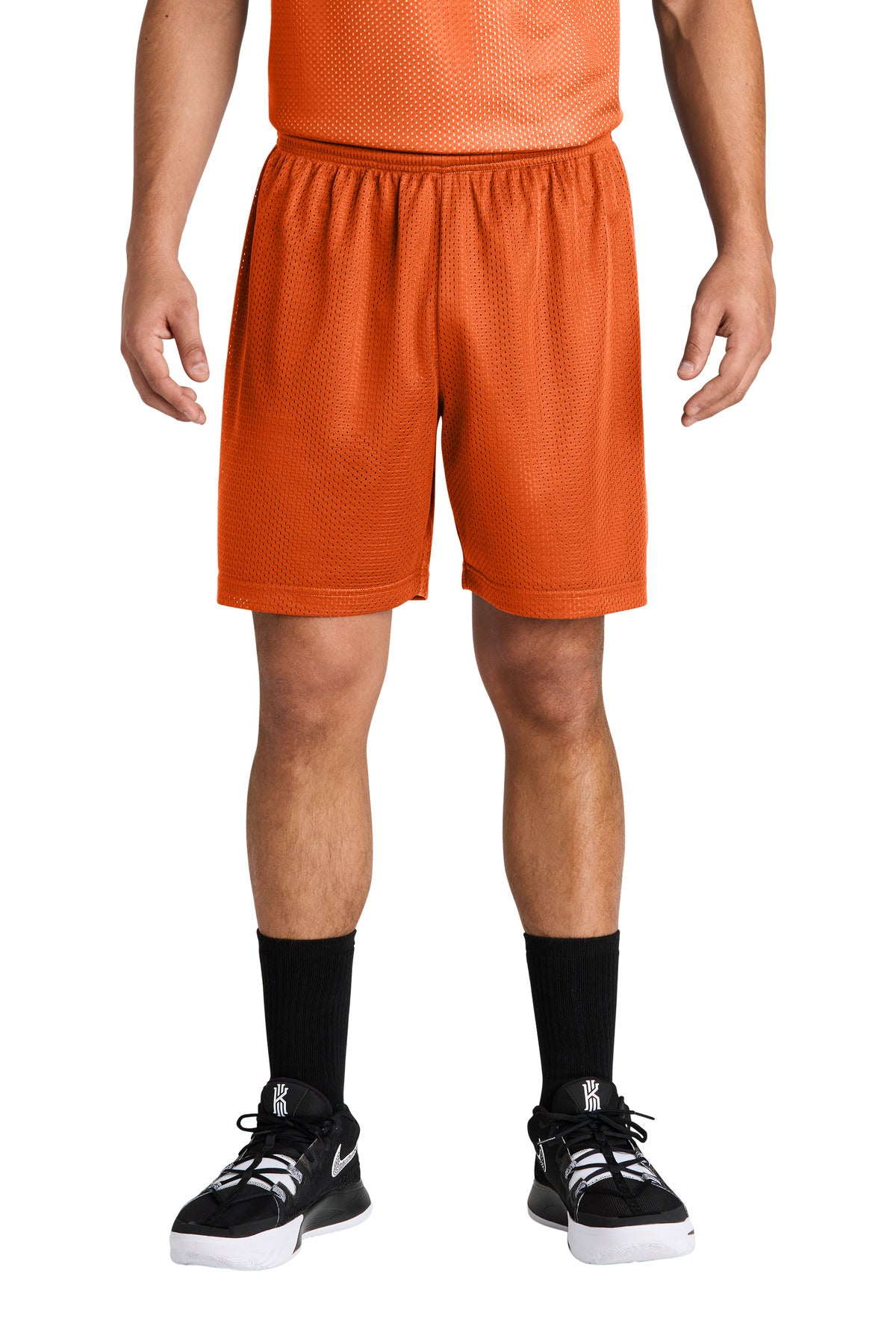 Sport-Tek PosiCharge Mesh 7  Short ST5100 - Deep Orange