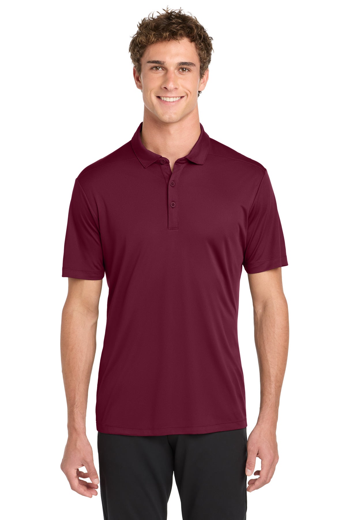 Sport-Tek   Posi-UV  Pro Polo. ST520 - Cardinal