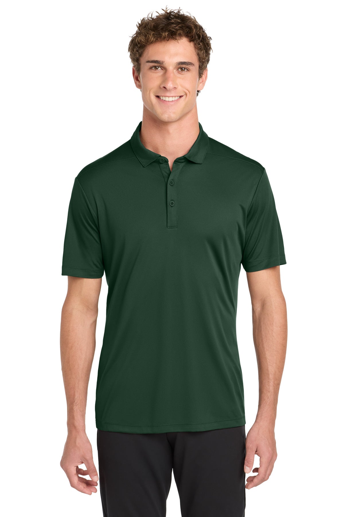 Sport-Tek   Posi-UV  Pro Polo. ST520 - Forest Green