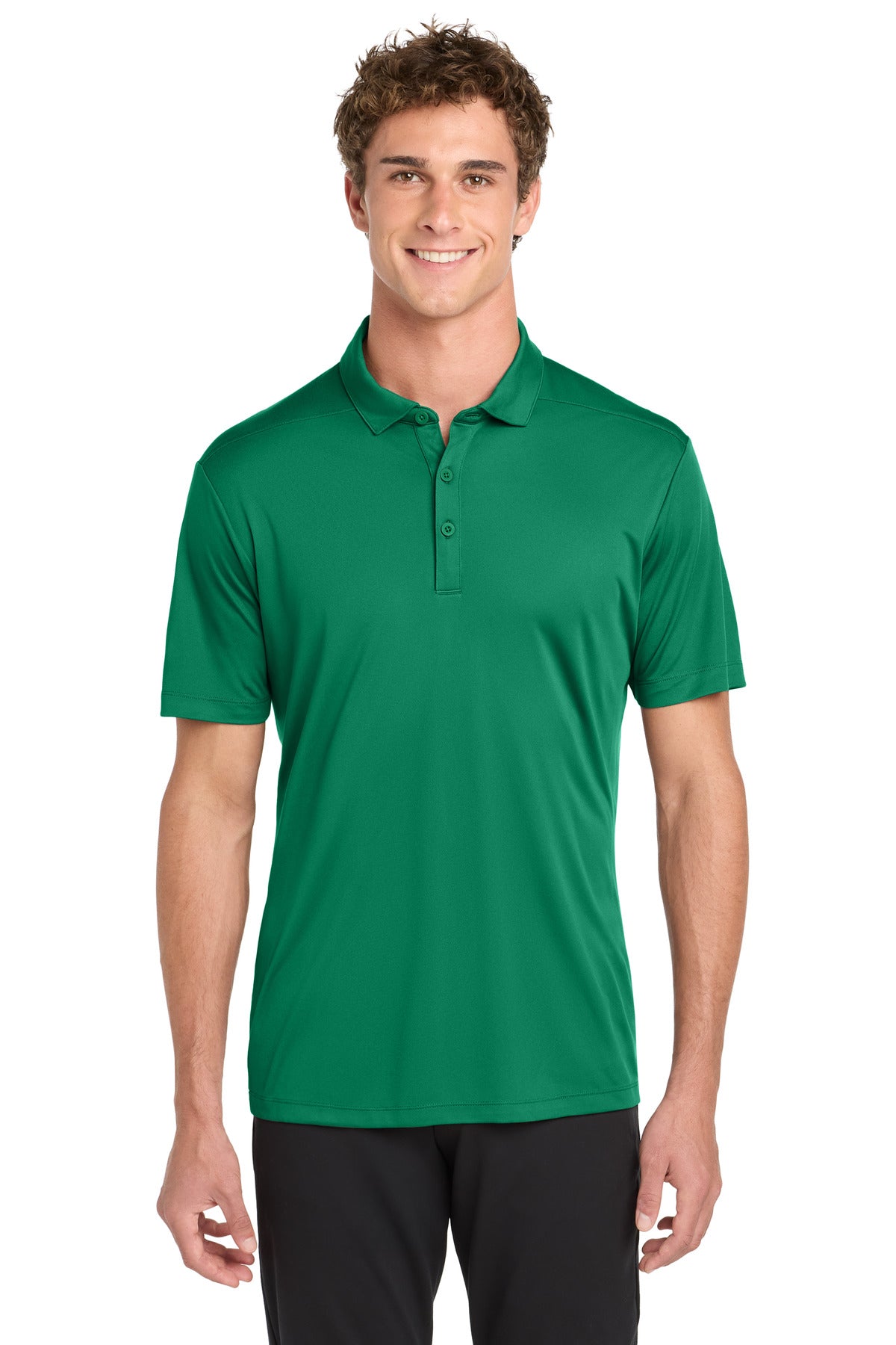 Sport-Tek   Posi-UV  Pro Polo. ST520 - Kelly Green