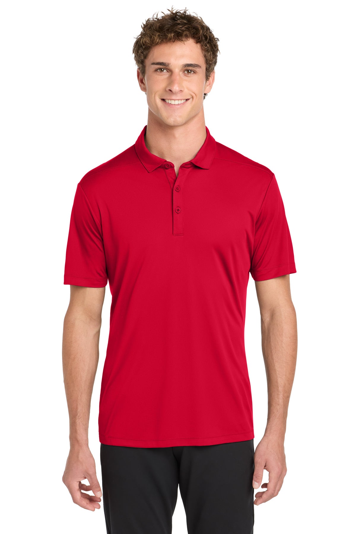 Sport-Tek   Posi-UV  Pro Polo. ST520 - True Red