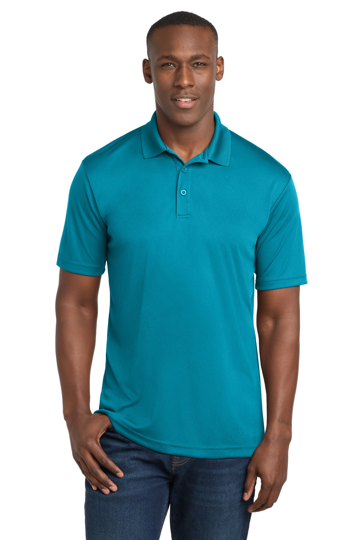 Sport-Tek  PosiCharge  Competitor  Polo. ST550 - Atomic Blue