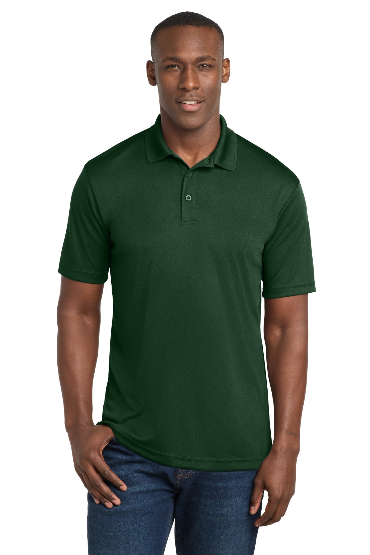 Sport-Tek  PosiCharge  Competitor  Polo. ST550 - Forest Green