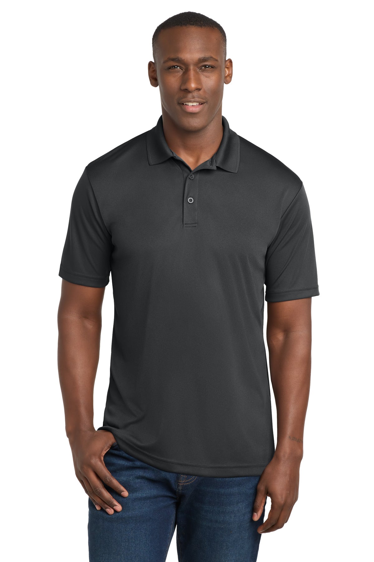 Sport-Tek  PosiCharge  Competitor  Polo. ST550 - Iron Grey