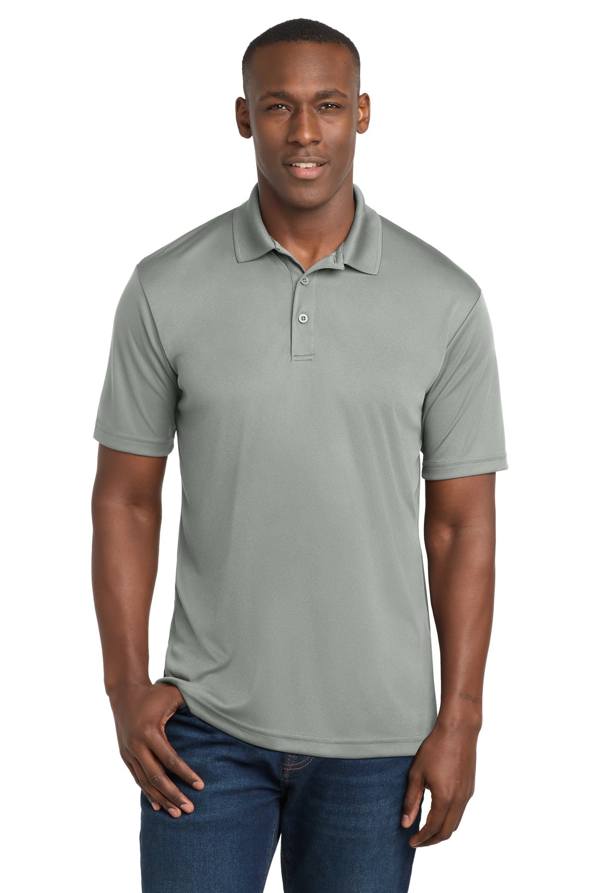Sport-Tek  PosiCharge  Competitor  Polo. ST550 - Silver