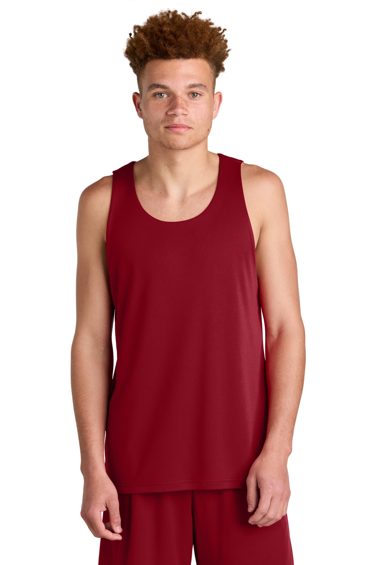 Sport-Tek PosiCharge Competitor Rev Tank ST551 - Deep Red/ Black