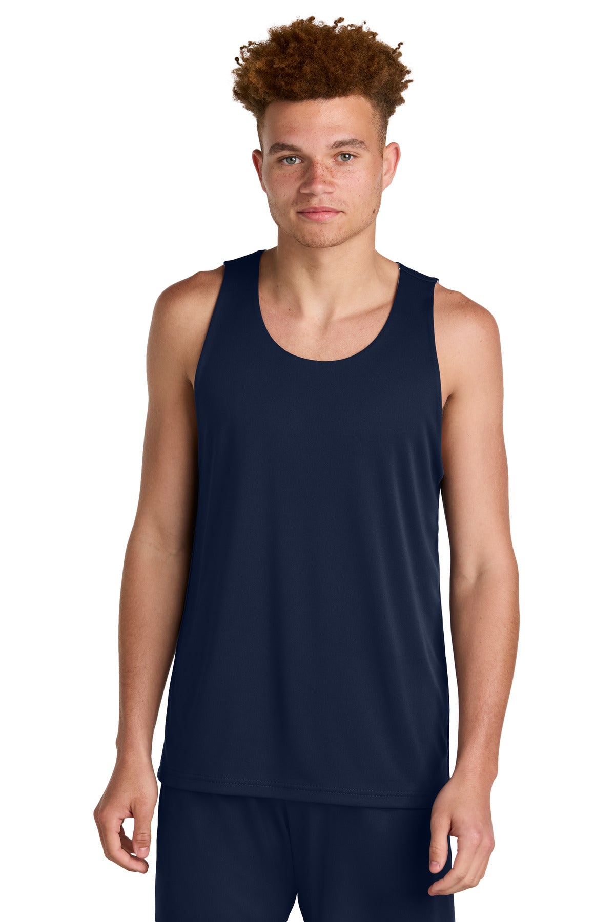 Sport-Tek PosiCharge Competitor Rev Tank ST551 - True Navy/ White