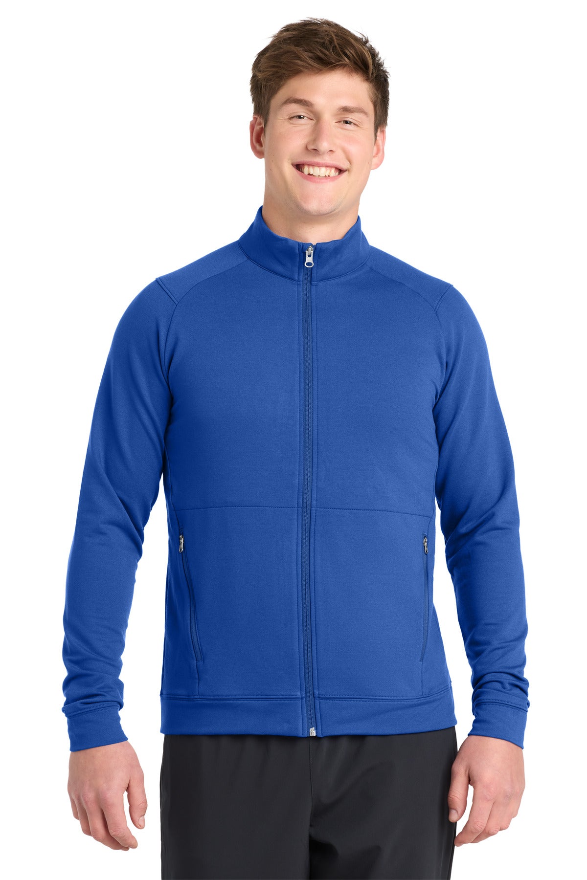 Sport-Tek Sport-Wick Flex Fleece Full-Zip. ST560 - True Royal