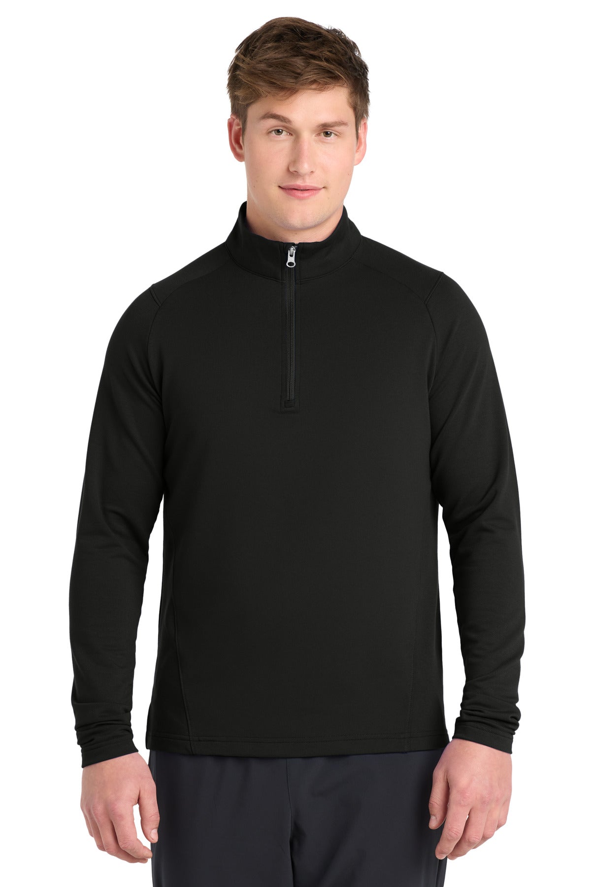 Sport-Tek Sport-Wick Flex Fleece 1/4-Zip. ST561 - Black