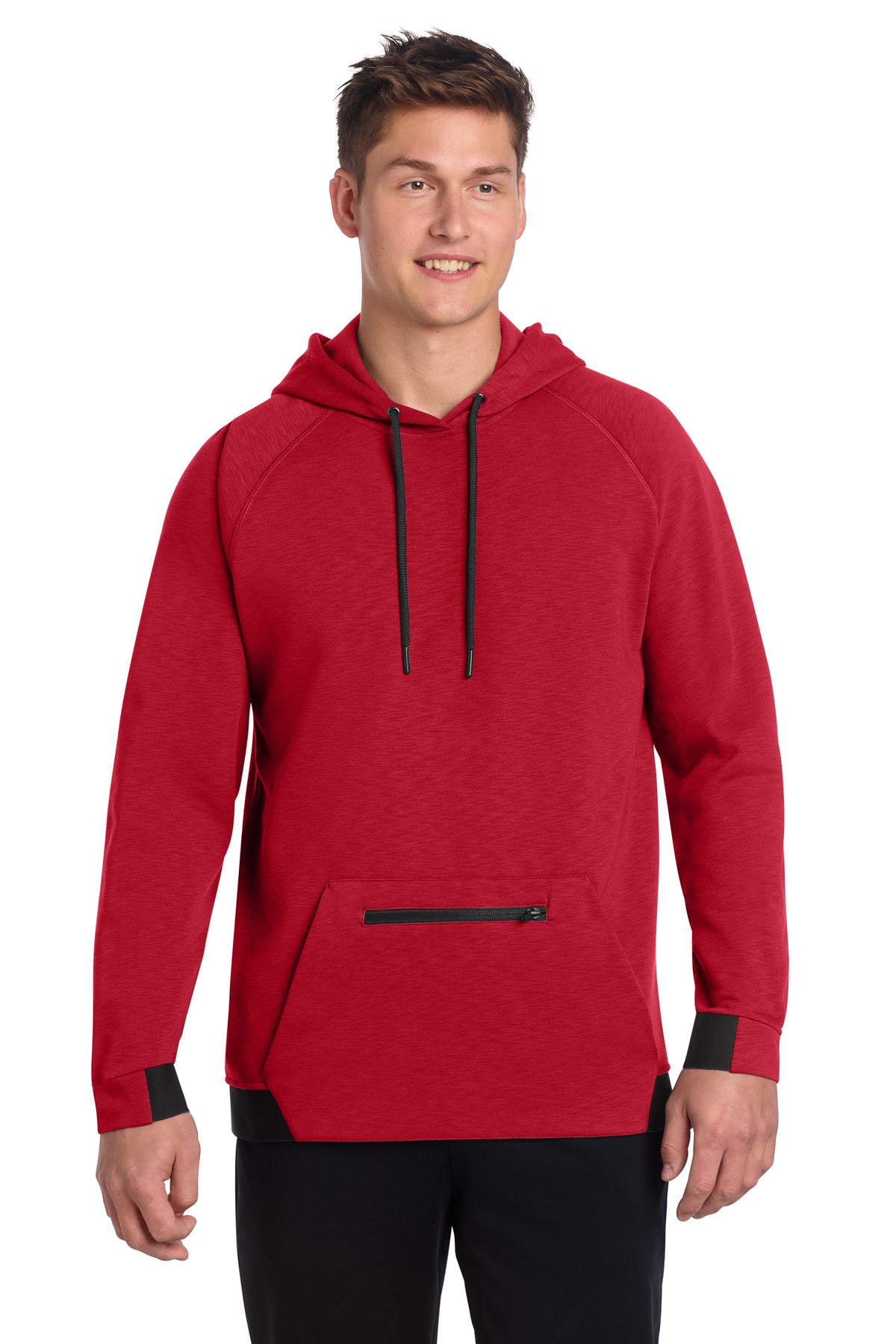 Sport-Tek PosiCharge Strive Hooded Pullover ST571 - Deep Red
