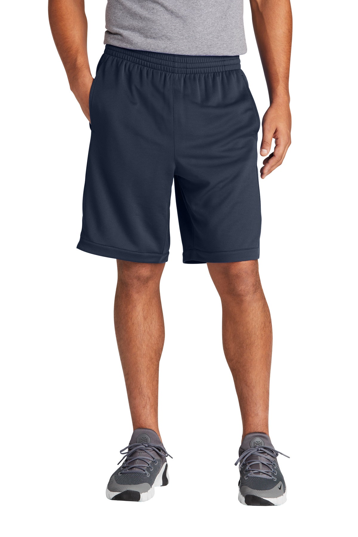 Sport-Tek PosiCharge Position Short with Pockets ST575 - True Navy