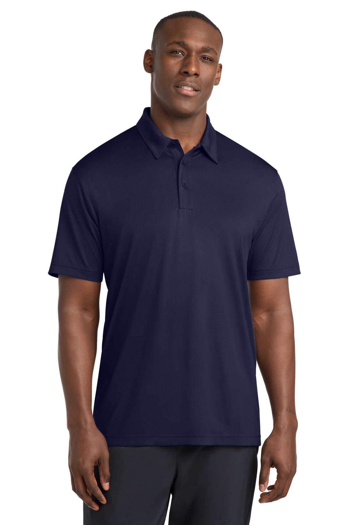 Sport-Tek Embossed PosiCharge Tough Polo. ST630 - True Navy