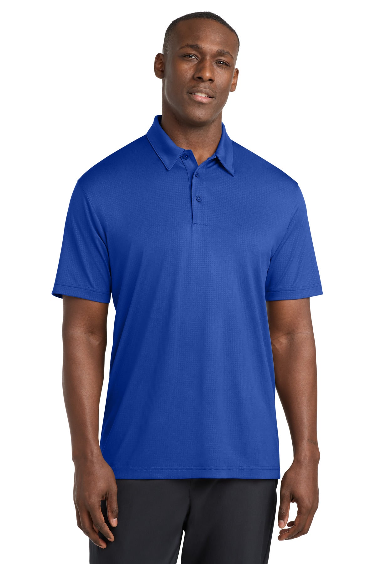 Sport-Tek Embossed PosiCharge Tough Polo. ST630 - True Royal
