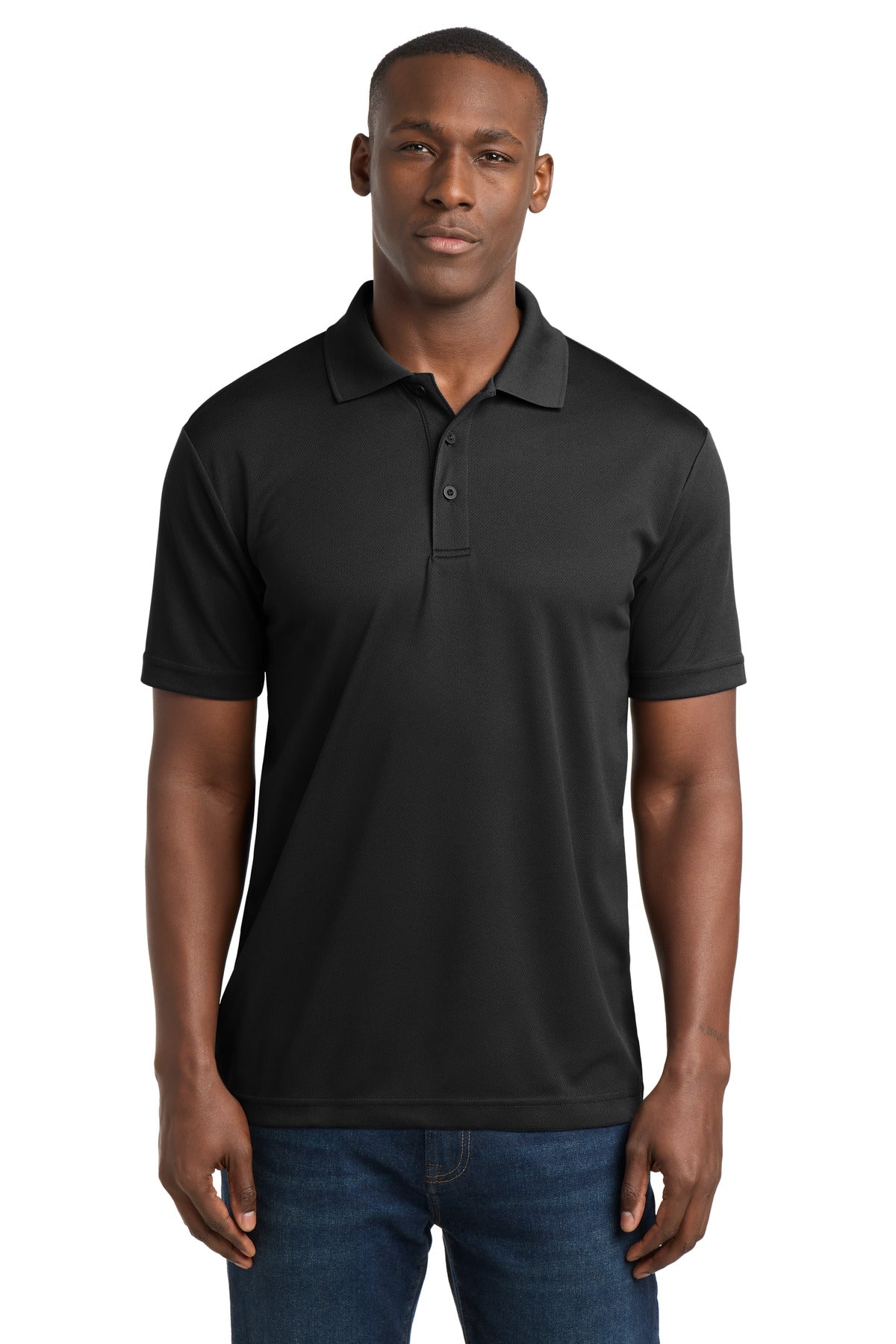 Sport-Tek PosiCharge RacerMesh Polo. ST640 - Black