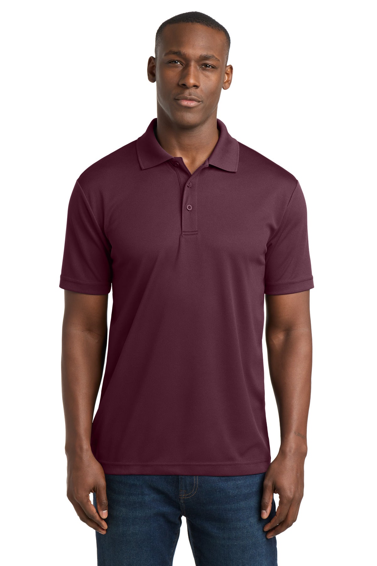 Sport-Tek PosiCharge RacerMesh Polo. ST640 - Maroon