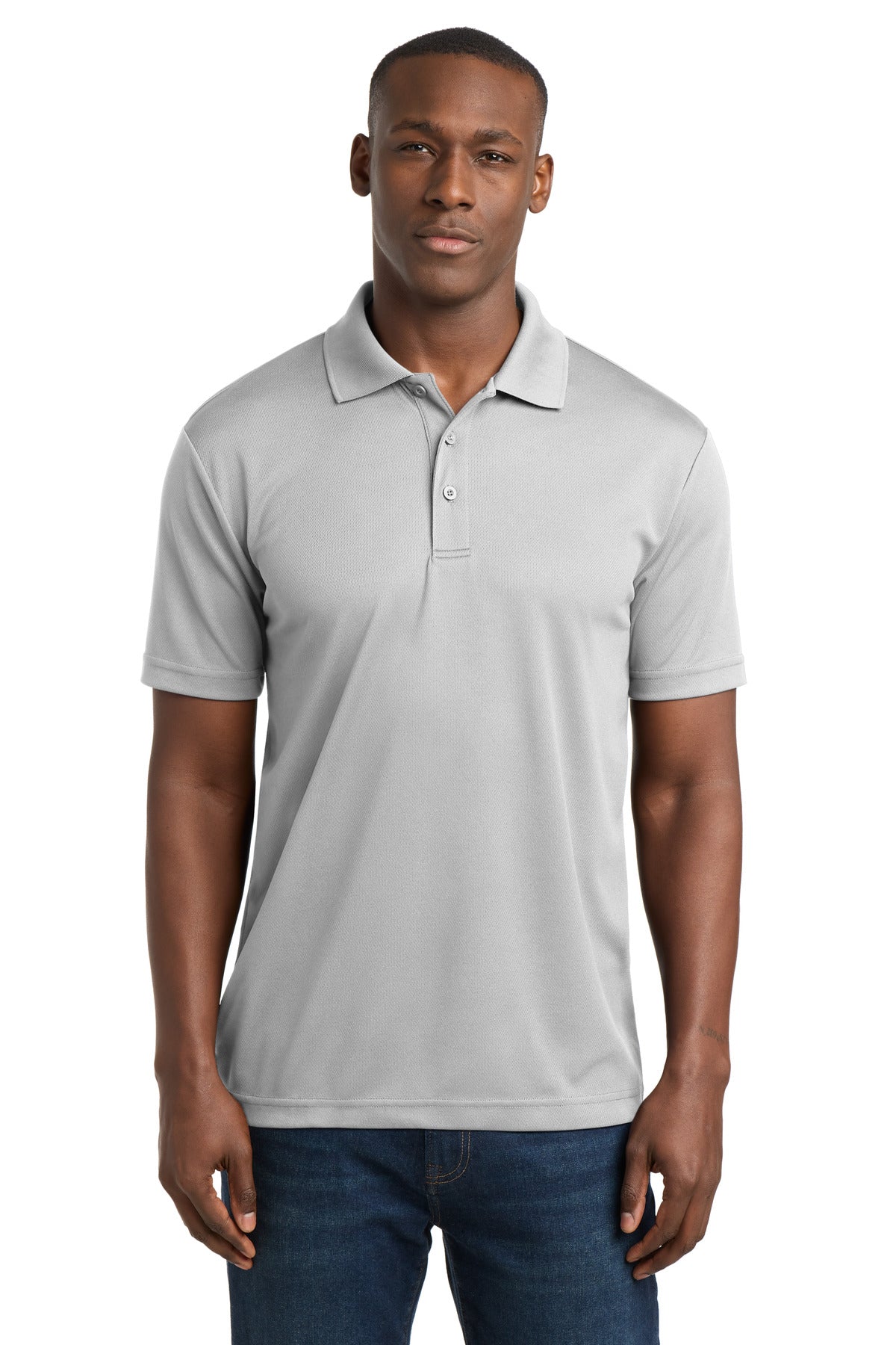Sport-Tek PosiCharge RacerMesh Polo. ST640 - Silver