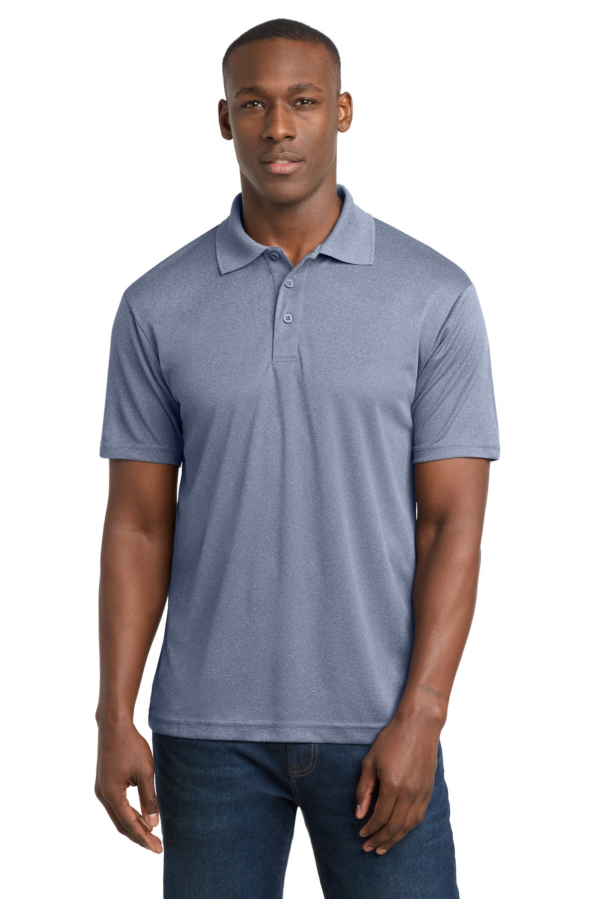Sport-Tek PosiCharge RacerMesh Polo. ST640 - True Navy Heather
