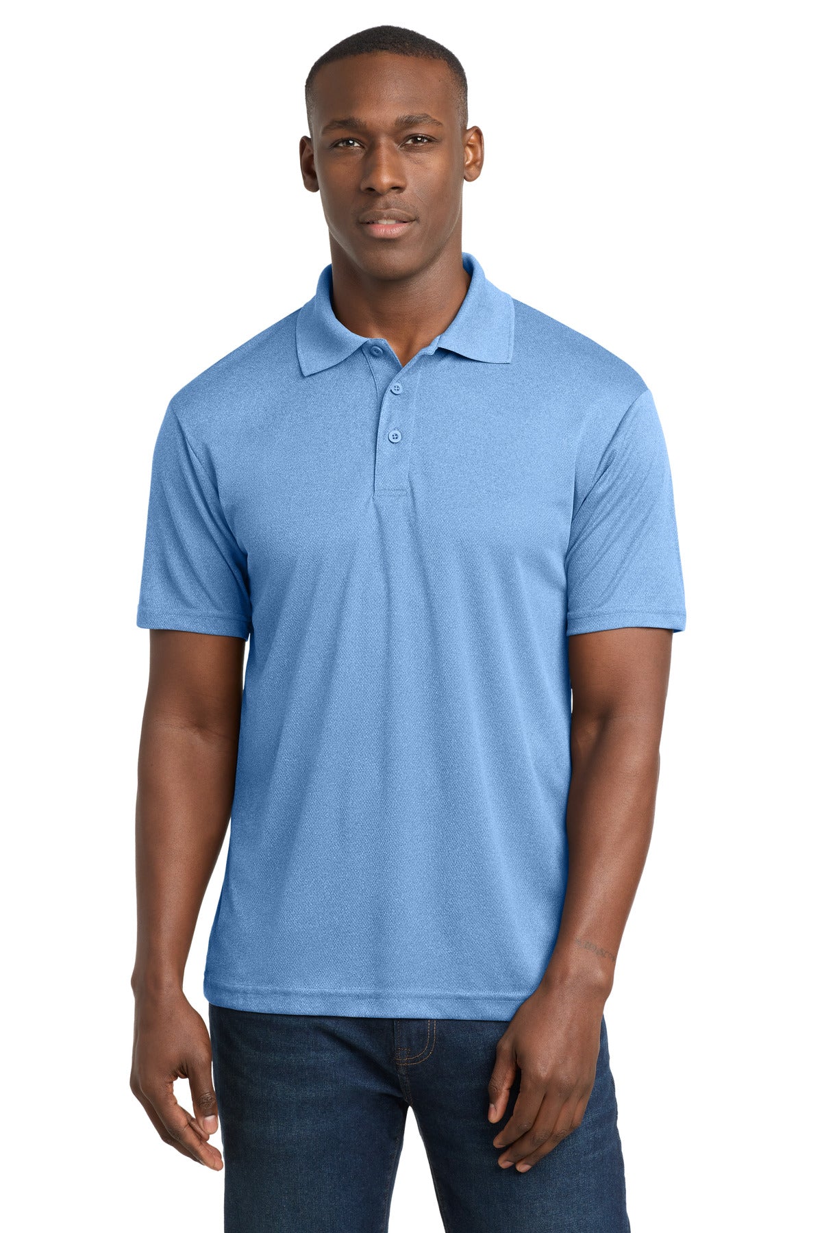 Sport-Tek PosiCharge RacerMesh Polo. ST640 - True Royal Heather