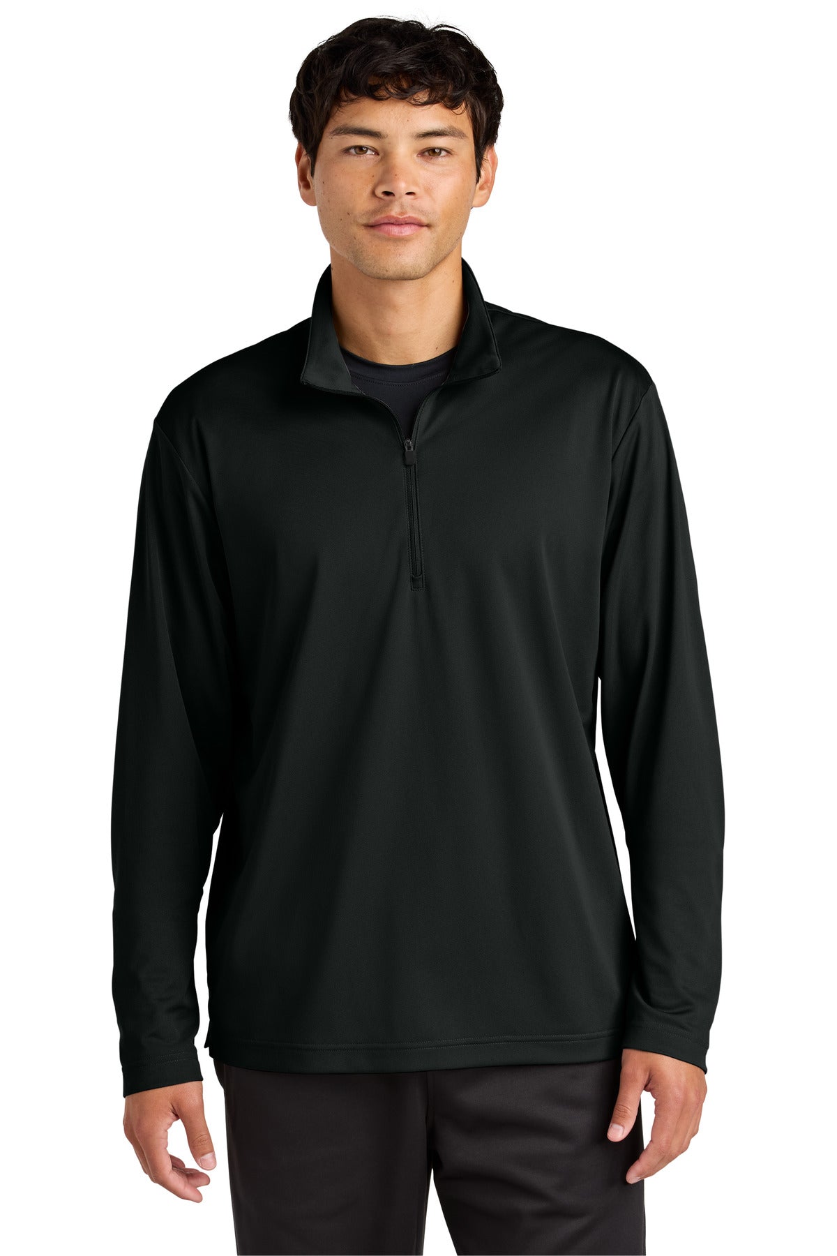 Sport-Tek Micropique Sport-Wick 1/4-Zip ST672 - Black
