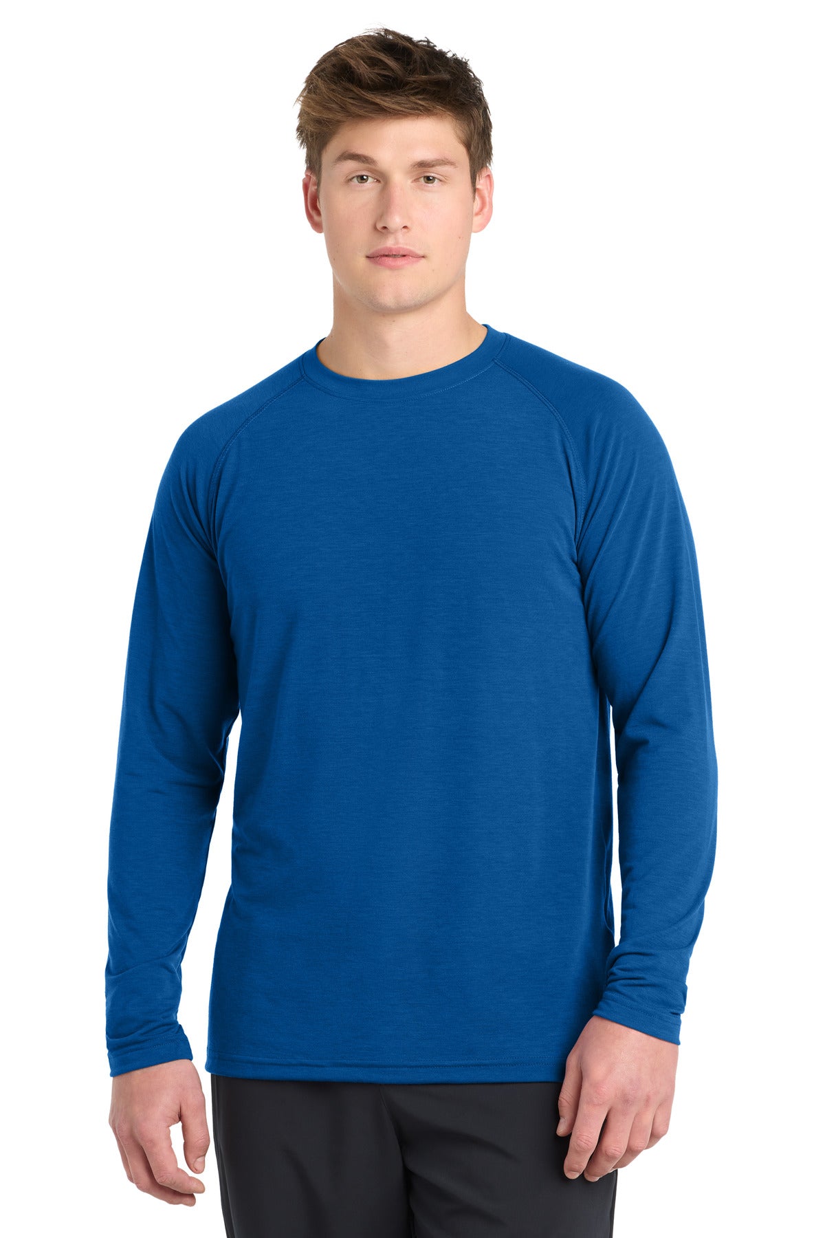Sport-Tek  Long Sleeve Ultimate Performance Crew. ST700LS - True Royal