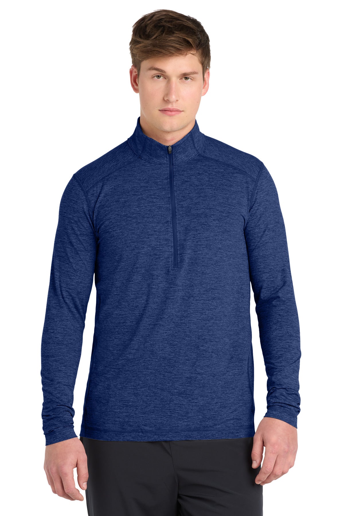 Sport-Tek  Exchange 1.5 Long Sleeve 1/2-Zip. ST711 - True Royal Heather
